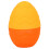 (Orange) Egg Shaped Silicone Ice Roller Eye Relief Orange 3