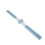 (Blue) Yoga-Streckstab einziehbar 76cm 2