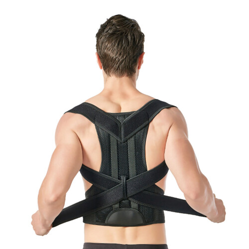 (L) Nylon Breathable Posture Corrector Belt