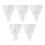 (Upper Teeth) Vassoio impronte dentali monouso trasparente 3