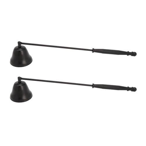 2 Stk Schwarze Kerzenlöscher mit Langem Griff