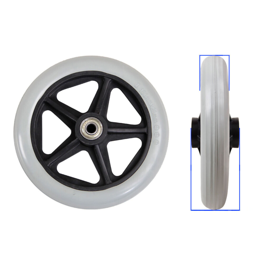(6 Inch) Wheelchair Front Wheel 6 Inch Casters Small Cart Rollers Accessories