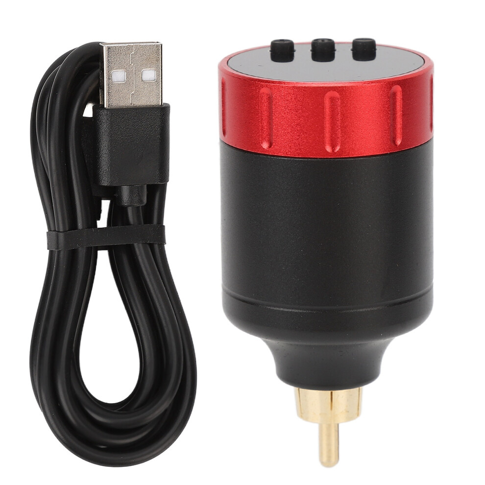 Red (Red) Cordless Tattoo Power Supply 1500Mah Lithium Battery