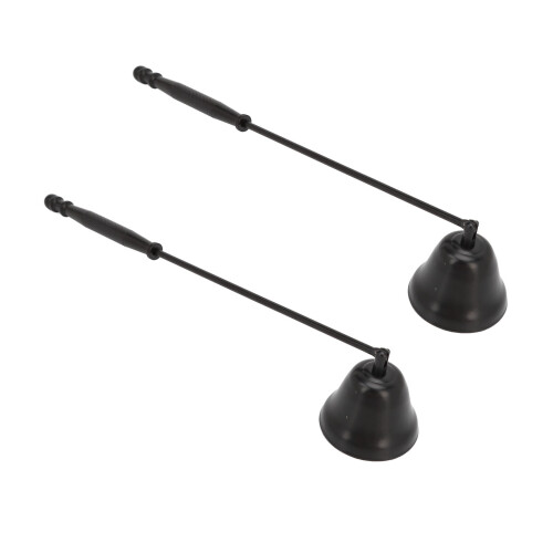 2 Stk Schwarze Kerzenlöscher mit Langem Griff 1