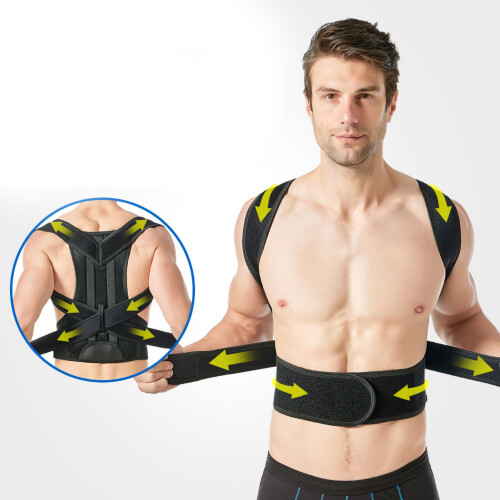 (XL) Nylon Breathable Posture Corrector Belt 1