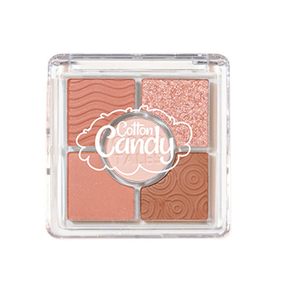 GOGO TALES 5 Colors Eyeshadow Palette Pearly Matte Makeup Gift Kit