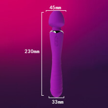 Female Vibration Sex Toy Warming Double Head Masturbation Stick