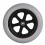 (30cm/12in Grey) 12in Polyurethane Rear Wheel Solid Tyre Grey Wheelchair 2