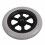 (30cm/12in Grey) 12in Polyurethane Rear Wheel Solid Tyre Grey Wheelchair 4