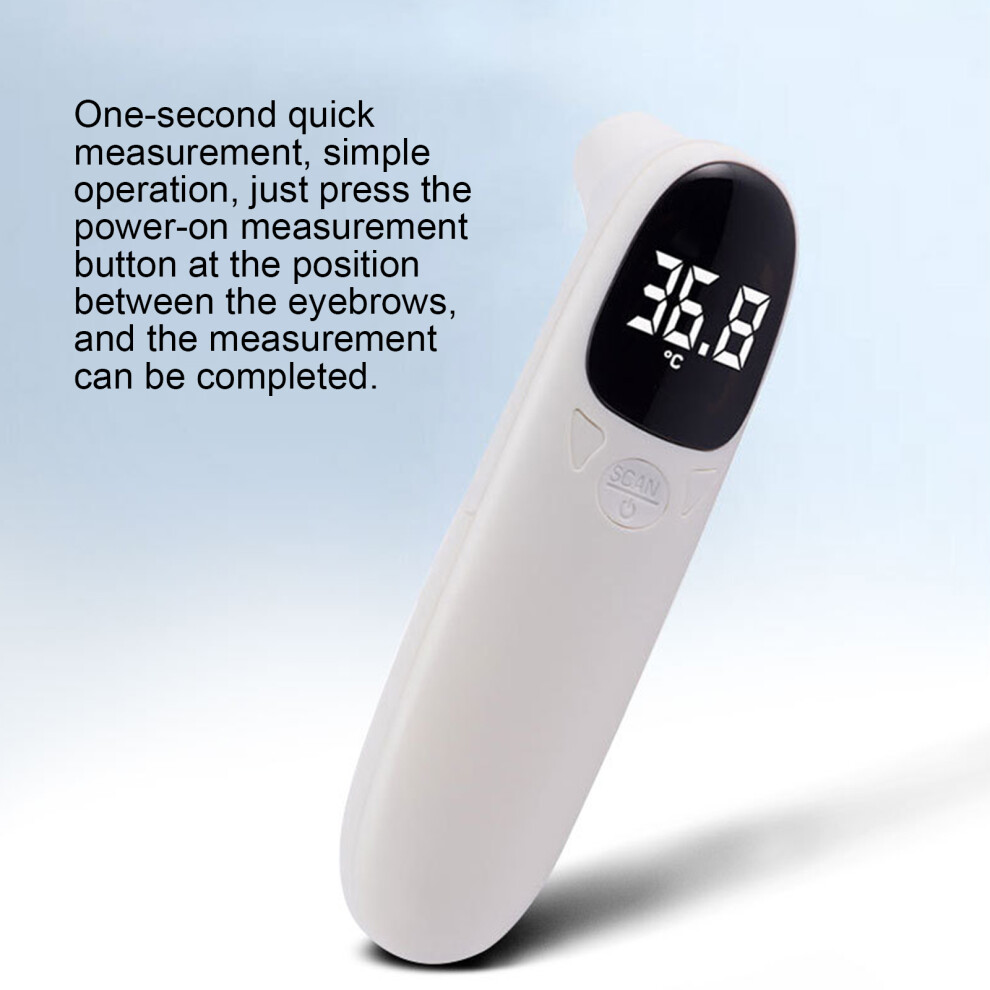 Digital Thermometer Dual Probes Forehead Ear Temp Accurate Backlit
