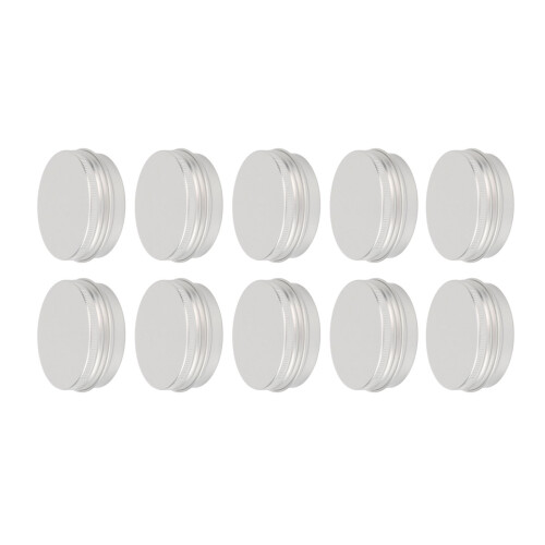 10x-Aluminium-Runde-Dose-Mit-Schraubdeckel-Kosmetik 2