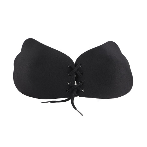 (B Cup) Push Up Sticky Bra Skin Friendly Invisible Silicone Backless C Cup 2