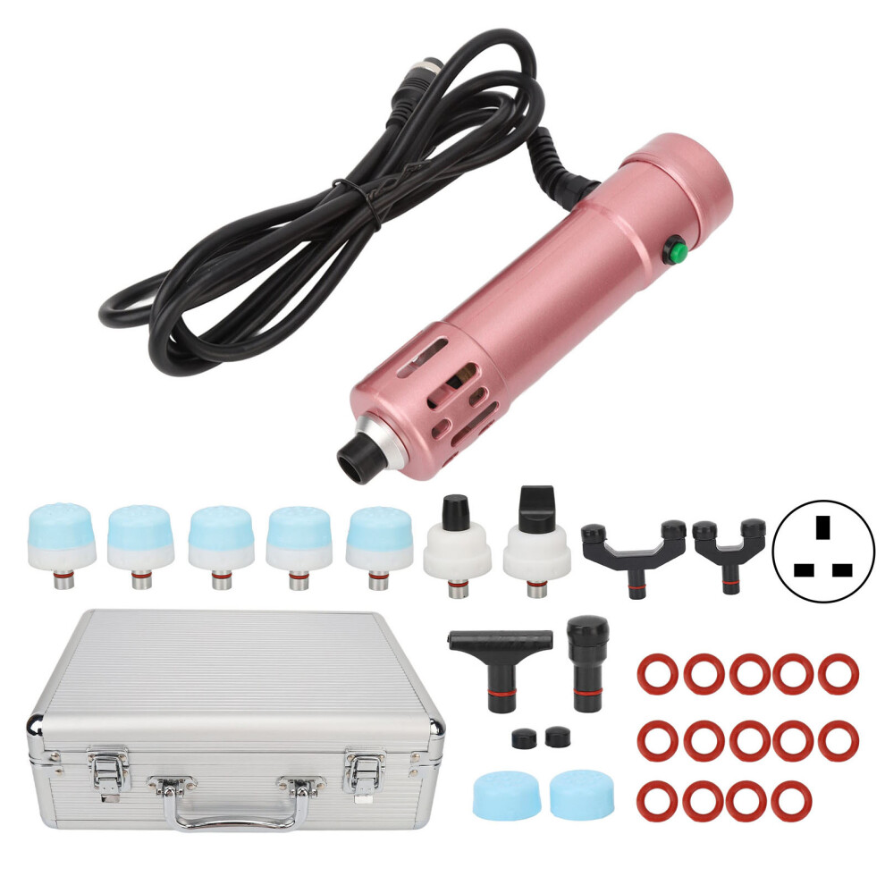 (UK Plug) Shockwave Therapy Machine ED Treatment Rose Gold 100-240V EU Plug