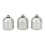 3pcs Facial Oxygen Injection Metal Cup Replaceable Portable Sprayer 2