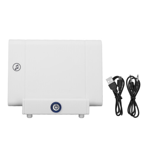 (White) Rechargeable Phone Stand & Speaker Induction