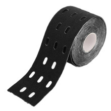 (Black) Elastische Muskelbandage Belüftet Blau
