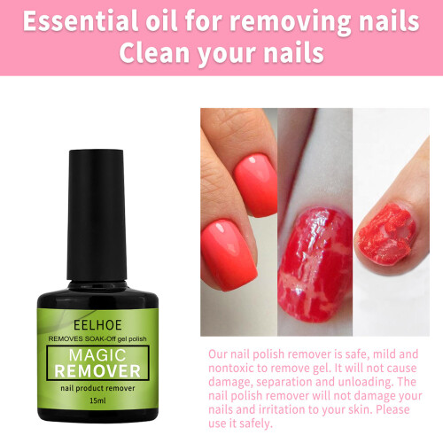 EELHOE Nagellackentferner 15ml Sanft Nicht-Toxisch