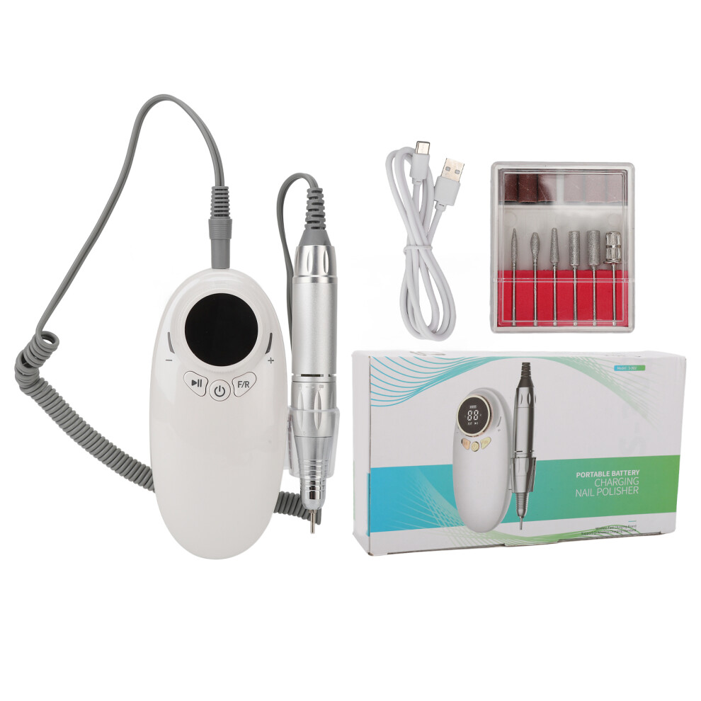 Rechargeable Electric Nail Drill 35000 RPM Manicure Kit