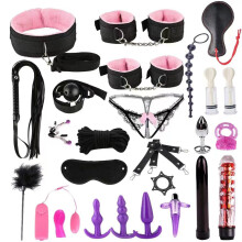 26Pcs SM Toy Set PU Leather Tying Set for Couples Adults Gameplay