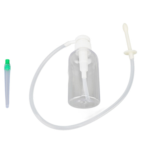 (300ml) Vaginaldusche 300ml Silikon, wiederverwendbar mit 2 Düsen