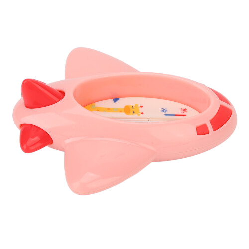 (Pink) Baby Bath Thermometer Airplane Shape Pink 1