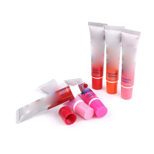 (6 Colors with Box) 6-farbiger wasserfester Lipgloss-Set, Peel-Off, mit Box 2