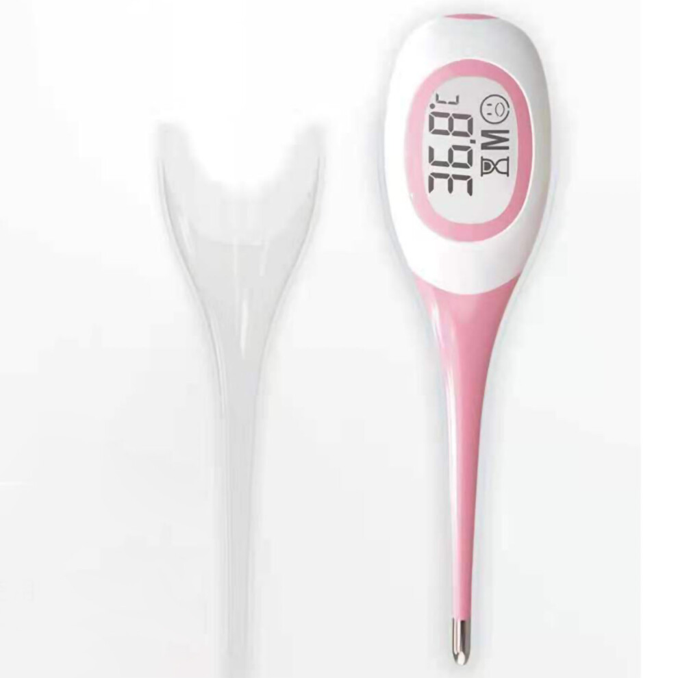 Pink (Pink) Digital Thermometer Fast Reading High Precision Oral Rectal
