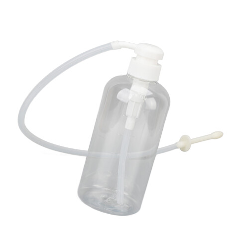 (600ml) Vaginaldusche 300ml Silikon, wiederverwendbar mit 2 Düsen 1