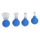 (Blue) Aderlass-Set zur Massage & Durchblutungsförderung (Blau) 2