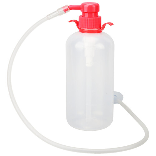 Vaginaldusche 600ml, 9 Löcher, Silikon, 3 Aufsätze 1