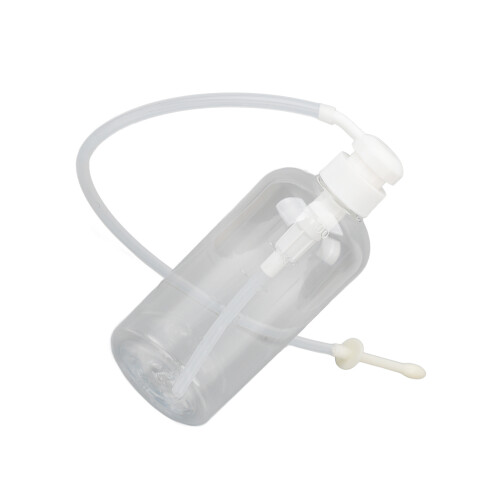 (600ml) Vaginaldusche 300ml Silikon, wiederverwendbar mit 2 Düsen 2
