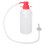 Vaginaldusche 600ml, 9 Löcher, Silikon, 3 Aufsätze 3