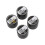 4pcs Solid Polish Glue Nail Tips 4