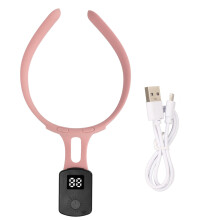 (Pink) Smart Posture Corrector Vibration Reminder Silicone Plastic Pink