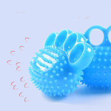 (Blue) 4-Finger-Griffball Krafttrainier TPR Hand-Reha Blau