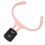 (Pink) Smart Posture Corrector Vibration Reminder Silicone Plastic Pink 4