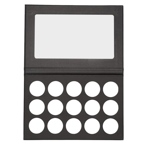 DIY Lidschattenpalette Schwarz 15 Fächer 2