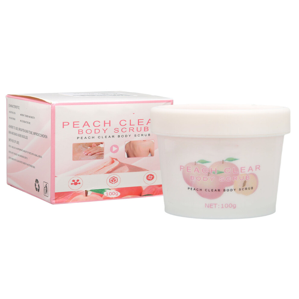 100g Exfoliating Body Scrub Peach Flavor Rough Skin Care