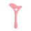 (Pink) Wiederverwendbares Silikon Eyeliner Winged Helfer Rosa 2