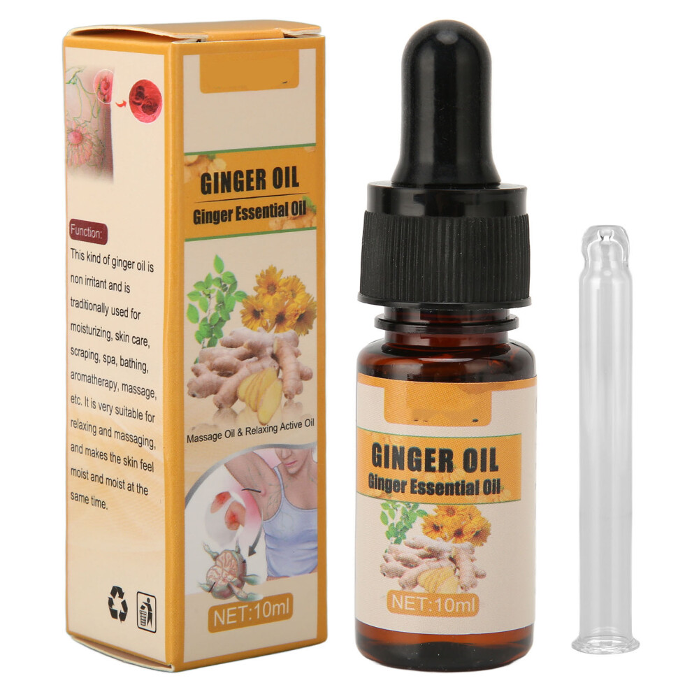 Ginger Massage Oil Natural Lymphatic Drainage 10ml