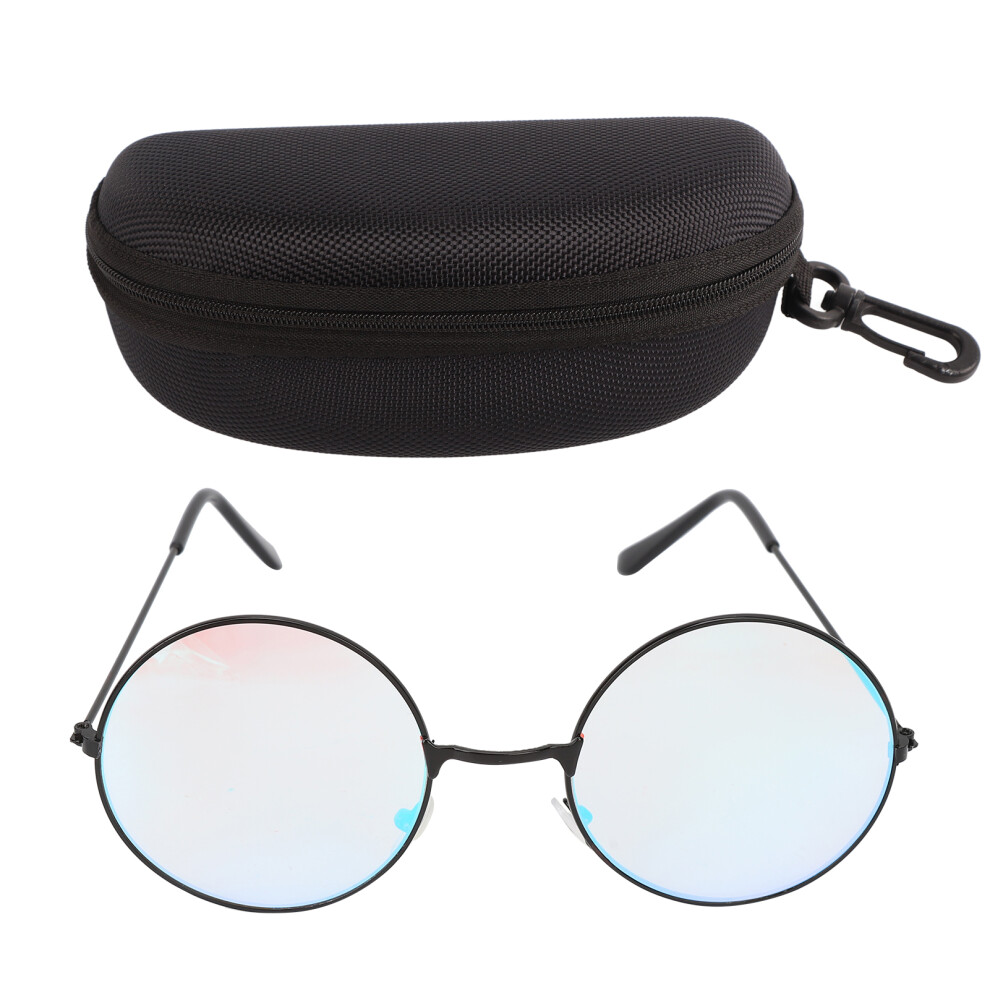 (Gold) Color Blind Glasses Full Frame Red Green Corrective Unisex Gold