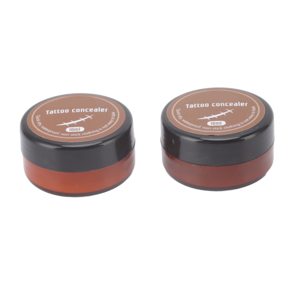 Dark 2 Colors Waterproof Tattoo Concealer Full Coverage Scar Birthmark