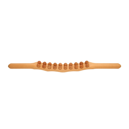 Wooden Massage Stick 20 Beads Back Shoulder 2