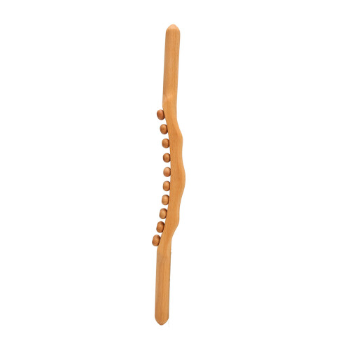Wooden Massage Stick 20 Beads Back Shoulder 1