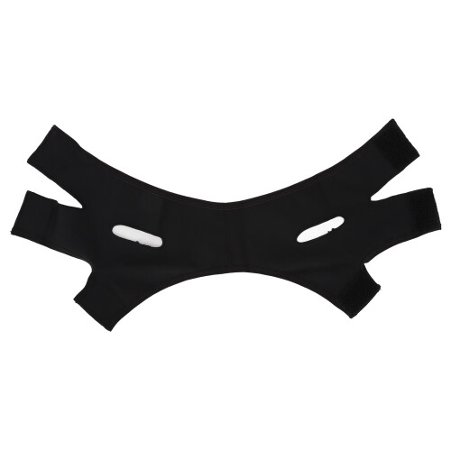 (M) Slimming Face Strap Black Portable Massage V Line Belt