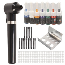 Draagbare tattoo inktmixer met 7 inkten