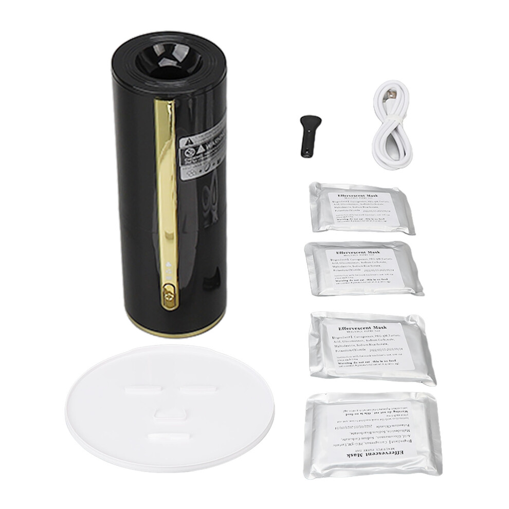 Black Facial Mask Machine Diy Collagen Fruit Vegetable Maker