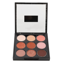 (Type 02) 9 Color Eyeshadow Palette Matte Glitter Earth Orange Type 02