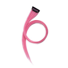 (Watermelon Red) 21,7 Zoll Haarverlängerungen Gerade Highlights Clip Pink