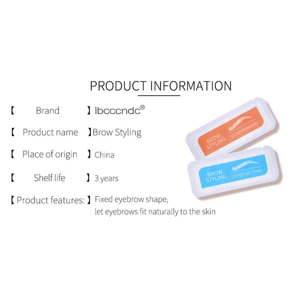 ibcccndc Brow Styling Perming Agent Disposable Kit